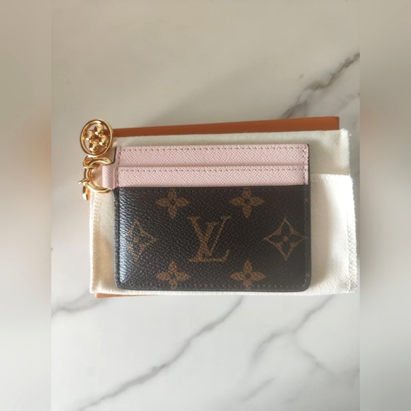 Louis Vuitton Charms Pink and Brown Card Holder - Picture 4 of 6